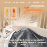 Električna odeja 130×180 cm – z 6 stopnjami gretja in samodejnim izklopom - slika 6