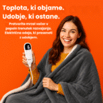 Električna odeja 130×180 cm – z 6 stopnjami gretja in samodejnim izklopom