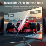 CRUA 27" QHD monitor 2560 × 1440 75 Hz - slika 2
