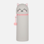 Kawaii 2-v-1 silikonska peresnica in stojalo za pisala
