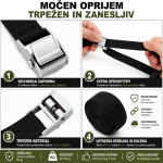 Pritrdilni trakovi za varen transport tovora – Set 4 kosov - slika 4