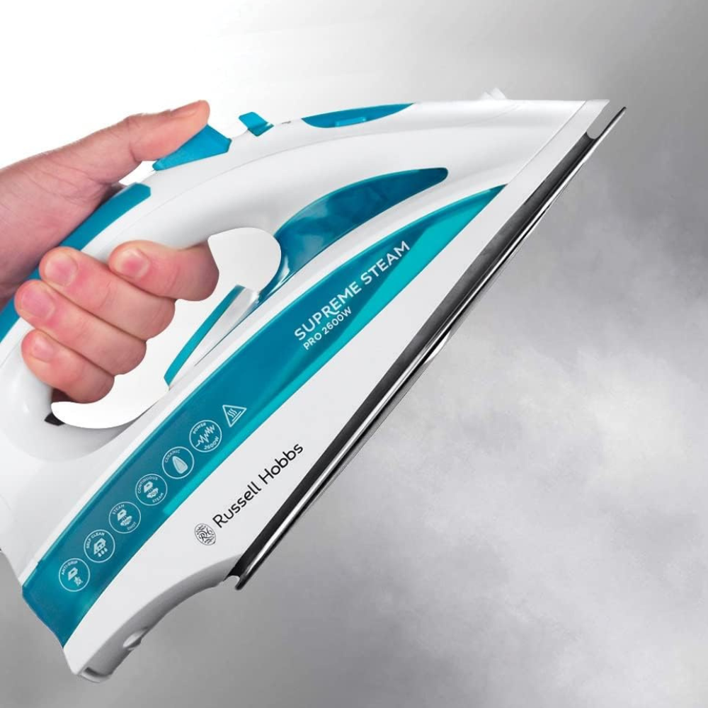 Russell Hobbs Supreme Steam Pro 2600 W parni likalnik z keramično ploščo