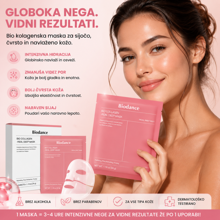 Biodance Kolagenska Hydrogel Maska (4 maske) - slika 2