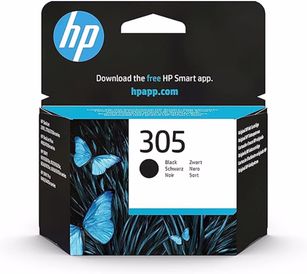 HP 305 originalna črna kartuša