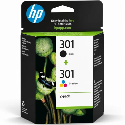HP 301 N9J72AE originalne kartuše črna in barvna, 2-pak