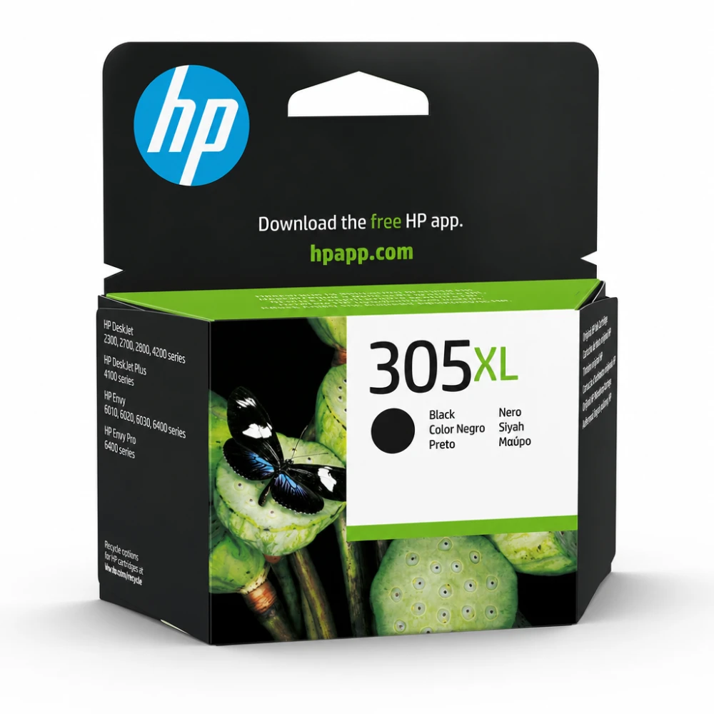 HP 305XL originalna črna kartuša za tiskalnike HP