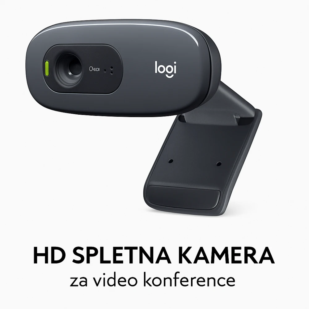 Logitech C270 HD spletna kamera za video konference