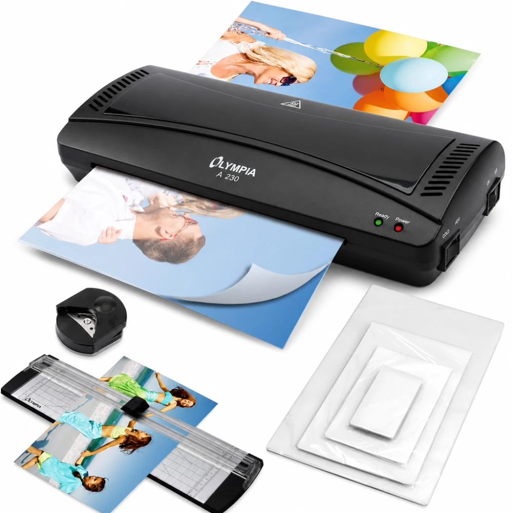 Olympia A 230 laminator za A4 z vročim in hladnim laminiranjem