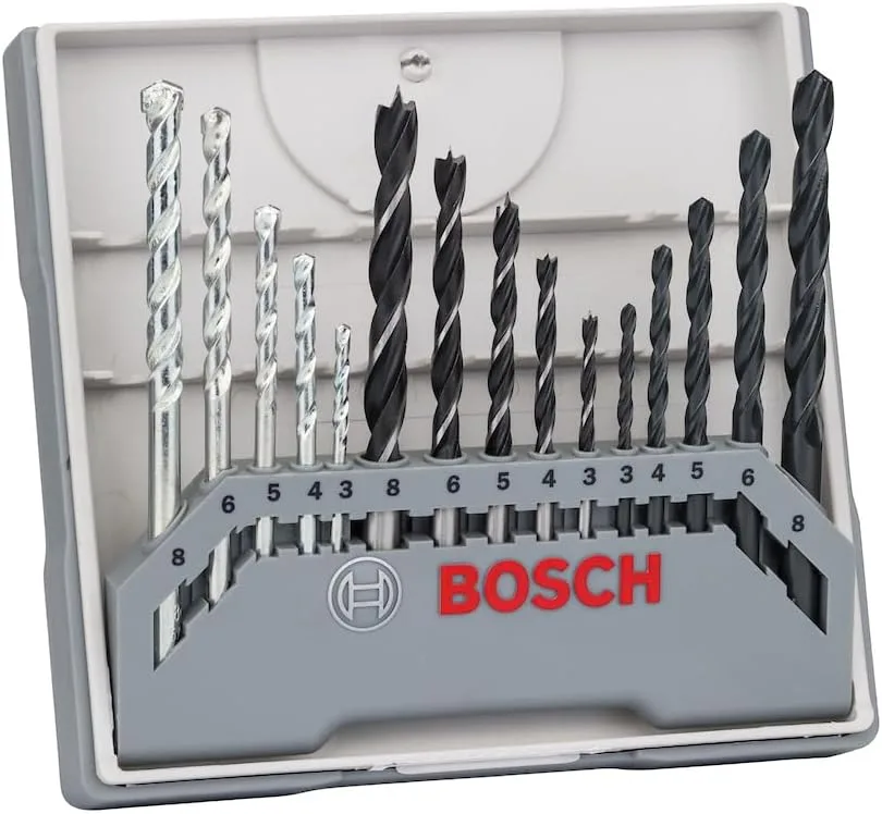 Bosch komplet svedrov za les, kovino in zid, 15 kosov