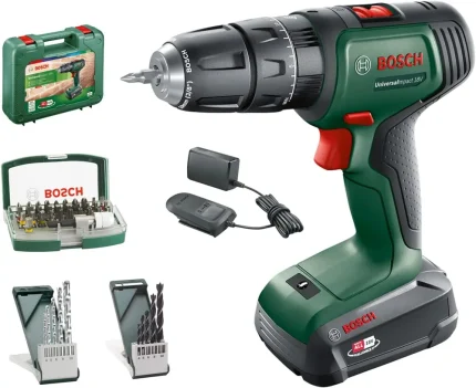 Bosch UniversalImpact 18V udarni vrtalni vijačnik, komplet