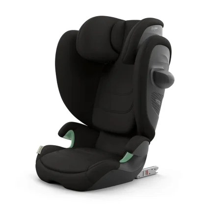 Črn avtosedež CYBEX Solution G2 Comfort Magic Black z naslonjalom in priključkoma ISOFIX