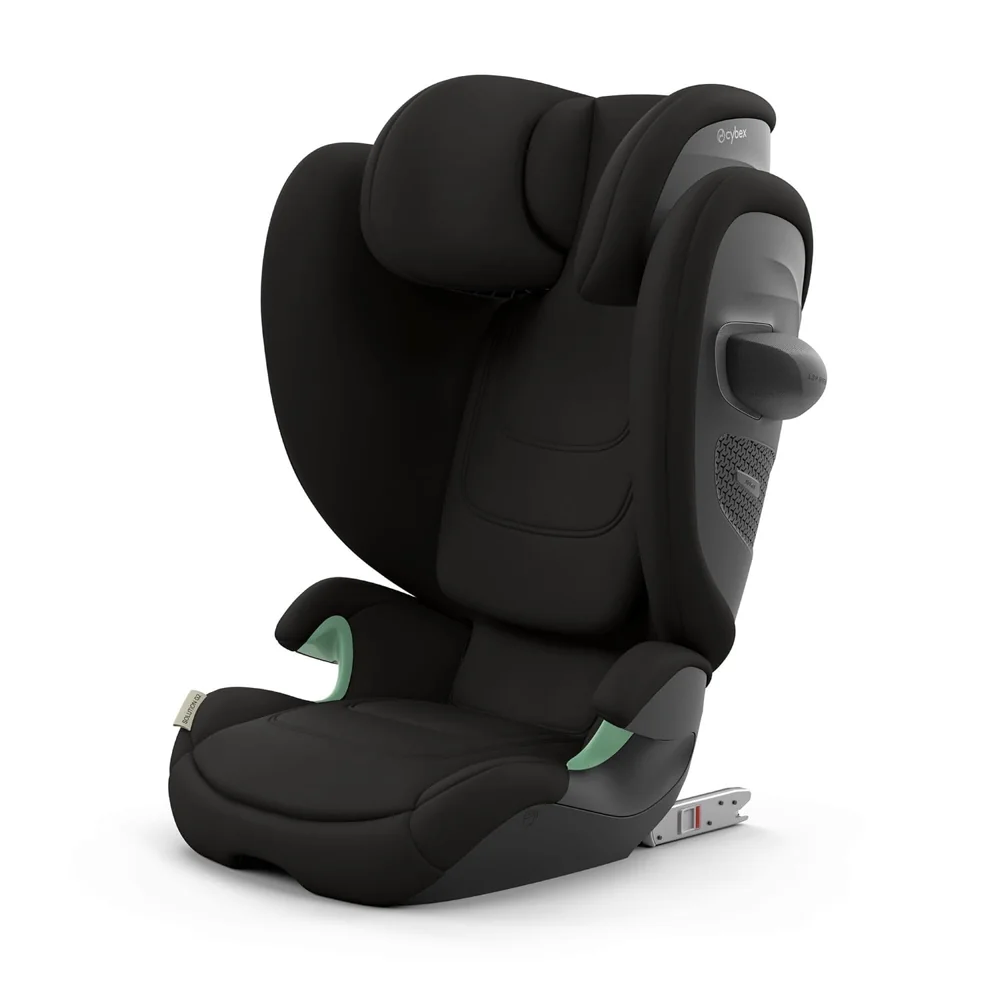 Črn avtosedež CYBEX Solution G2 Comfort Magic Black z naslonjalom in priključkoma ISOFIX