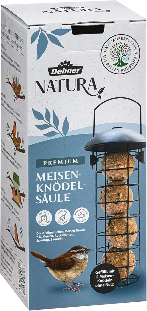 Dehner Natura krmilnik s štirimi lojnimi pogačami za ptice