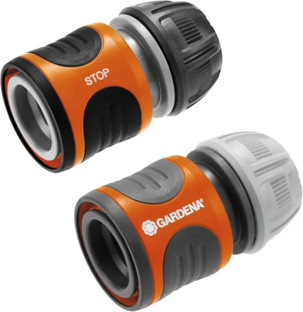 Gardena priključni komplet za cev, 13/15 mm, priključek in vodna zapora