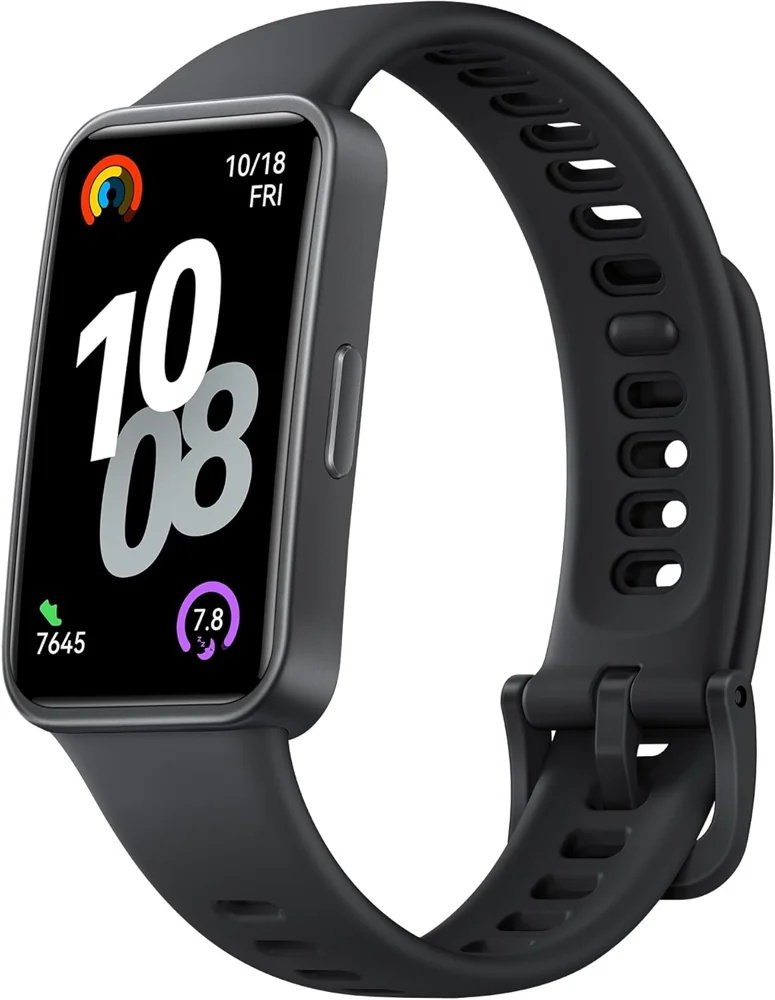 Pametna zapestnica HUAWEI Band 10 v črni barvi z zaslonom AMOLED
