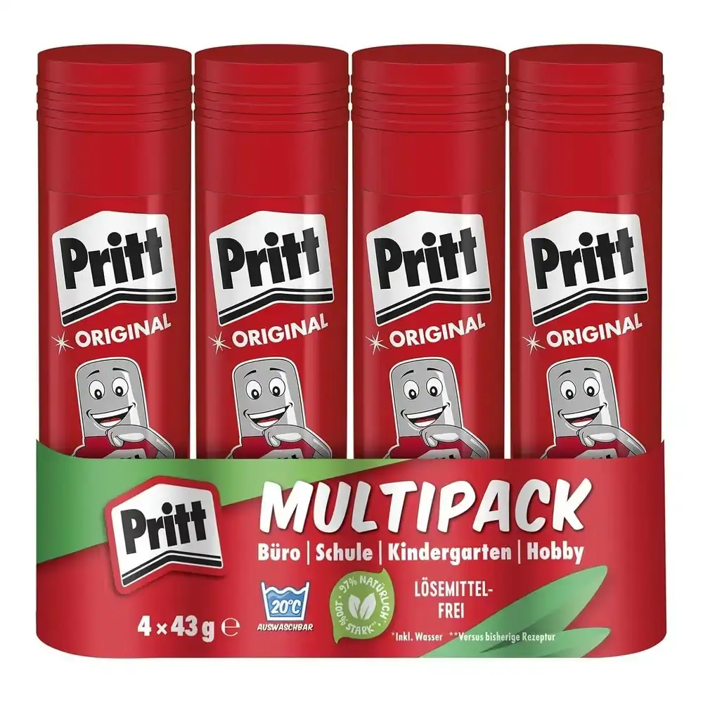 Pritt lepilo v stiku Original, 4 × 43 g