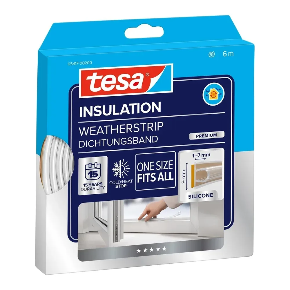 tesa Insulation Premium tesnilo za okna, 6 m