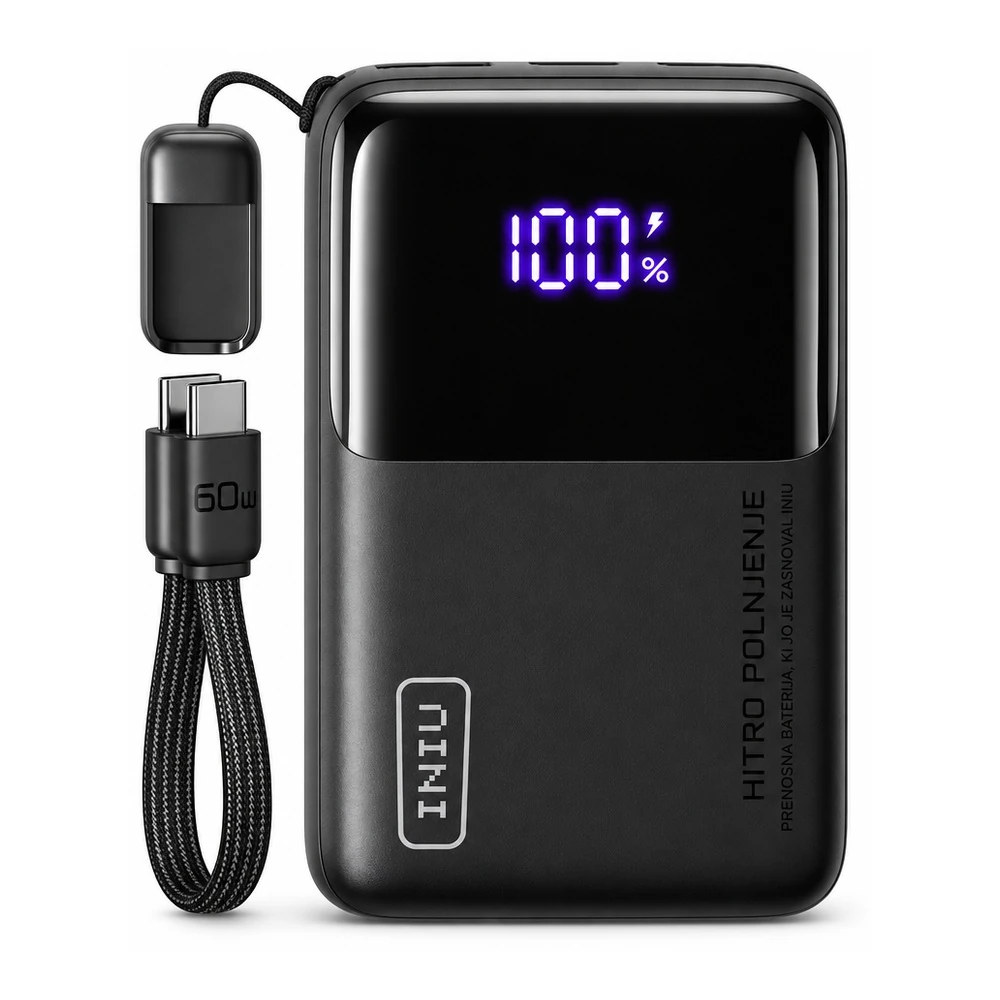 INIU Ultra Mini prenosna baterija 10.000 mAh
