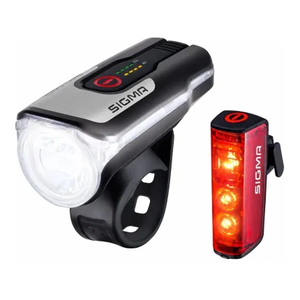 Kolesarske luči Sigma AURA 80 USB in BLAZE, komplet