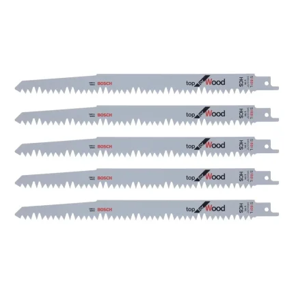 Bosch S 1531 L žagini listi za svež les, 240 mm, 5 kosov