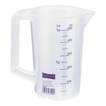hünersdorff 935000 merilni vrč 500 ml z modro skalo