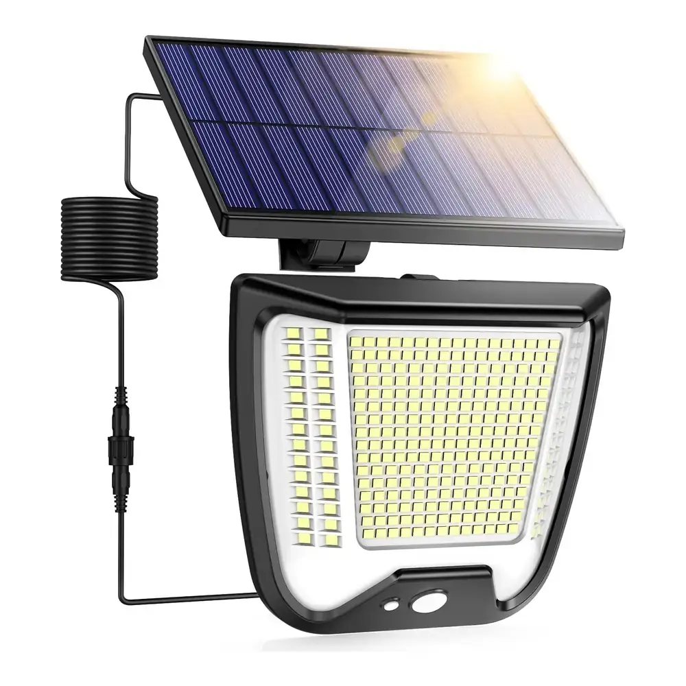 spqment solarna svetilka s senzorjem in ločenim panelom