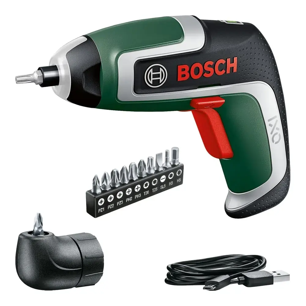 Bosch IXO 7 akumulatorski vijačnik s kotnim nastavkom