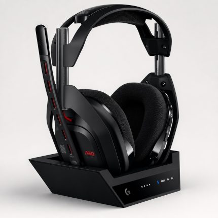 Logitech G Astro A50 brezžične gaming slušalke z bazno postajo