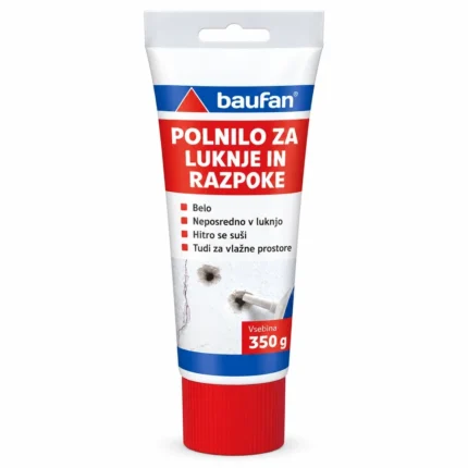 Baufan belo polnilo za luknje in razpoke, 350 g
