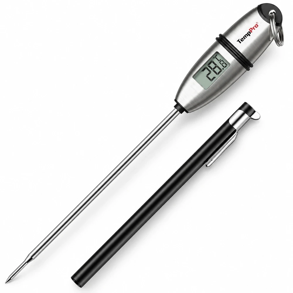 TempPro TP02S kuhinjski termometer s sondo in tulcem