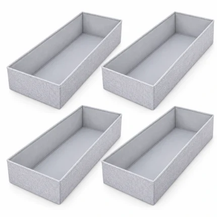 SIMPLE JOY PAX100 organizatorji za predal, sivi, 4 kosi