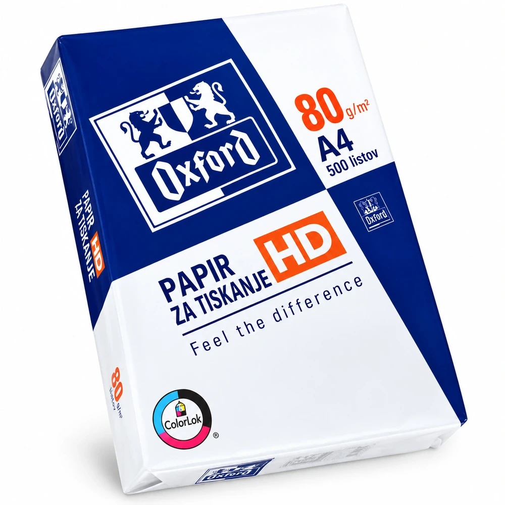 Oxford Optik papir A4 za tiskanje, 80 g/m², 500 listov