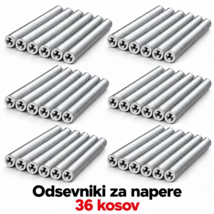 VELMIA odsevniki za napere, 36 kosov