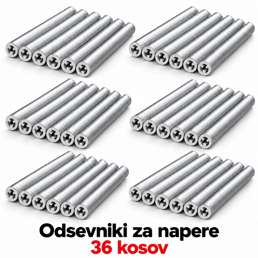 VELMIA odsevniki za napere, 36 kosov