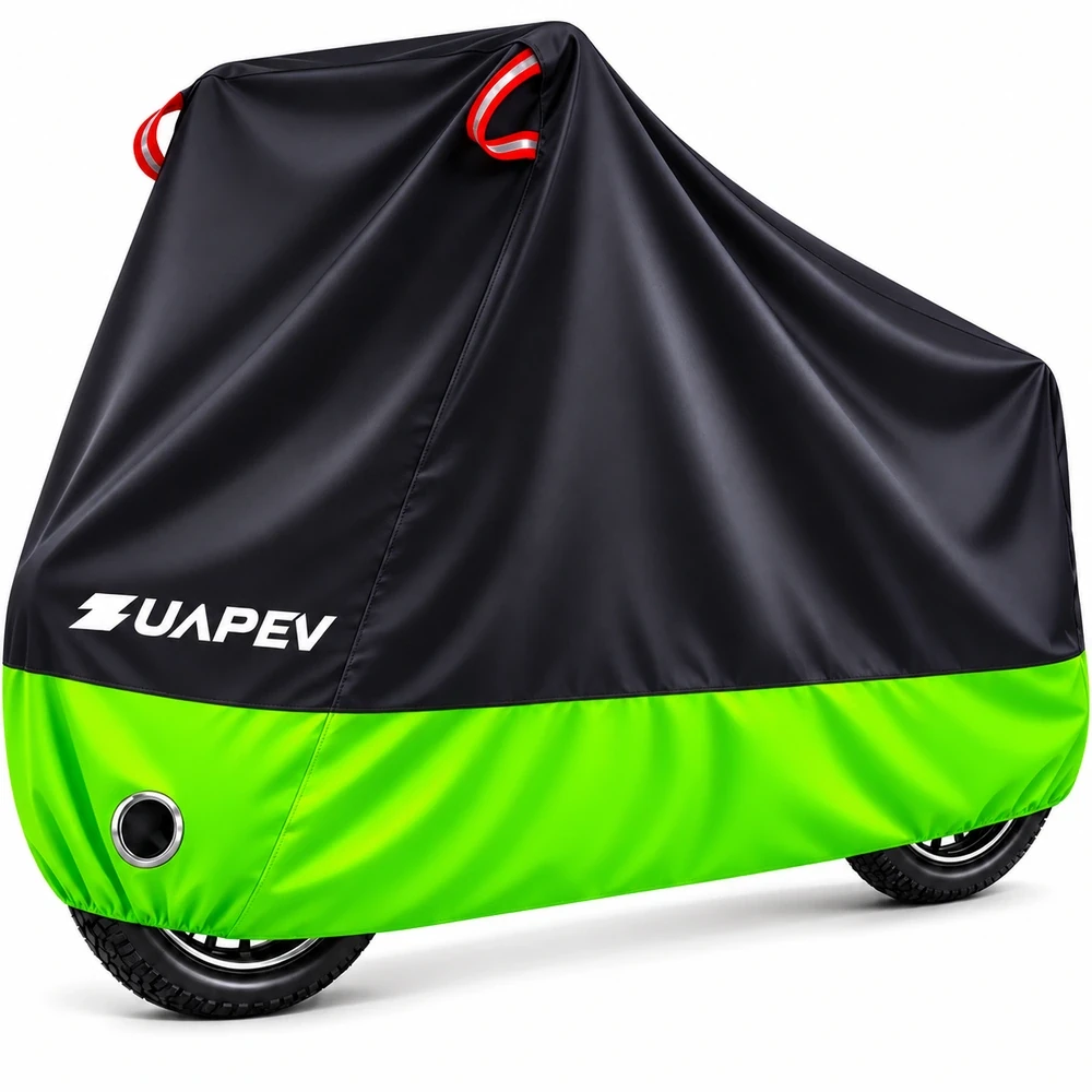 ZUAPEV prevleka za kolo ZPV001, 200 × 110 × 70 cm, črno-zelena