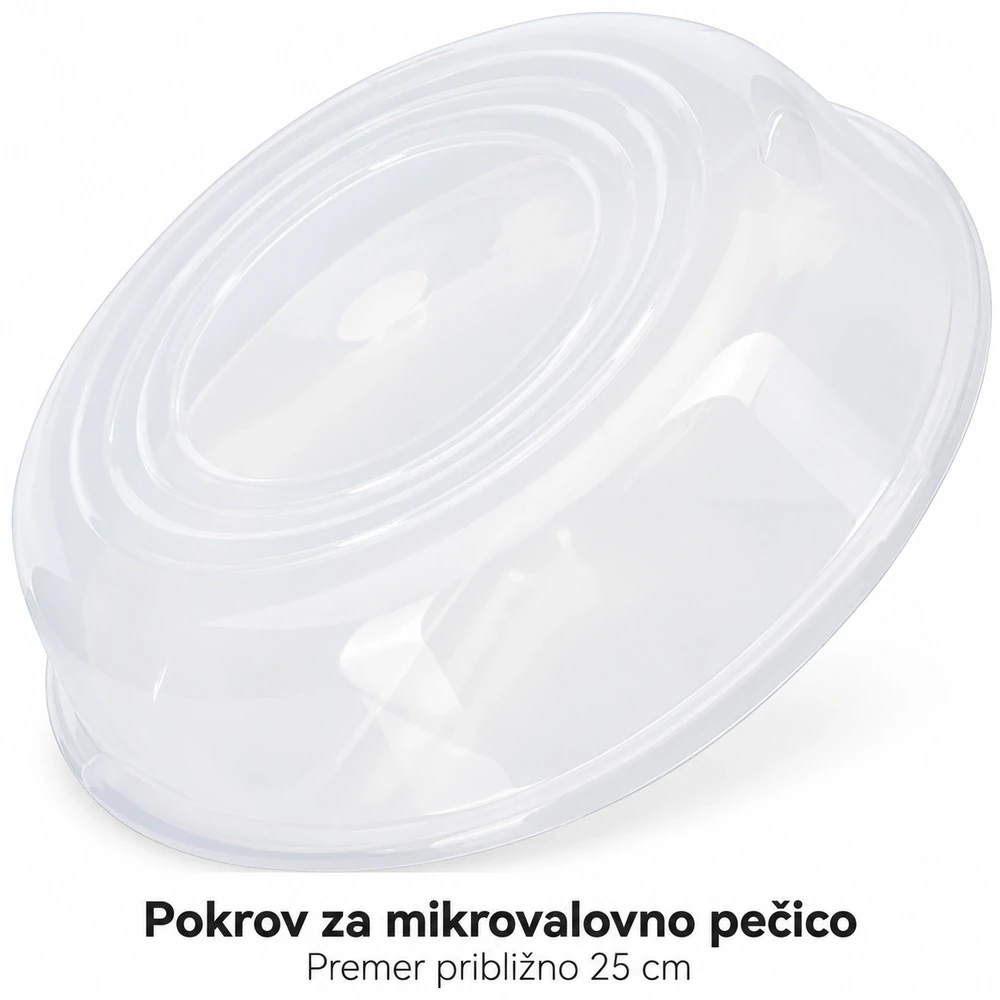 Westmark 22452270 pokrov za mikrovalovno pečico, približno 25 cm