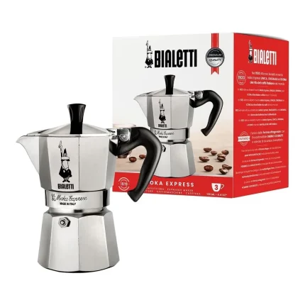 Bialetti Moka Express kafetiera, 3 skodelice, 130 ml
