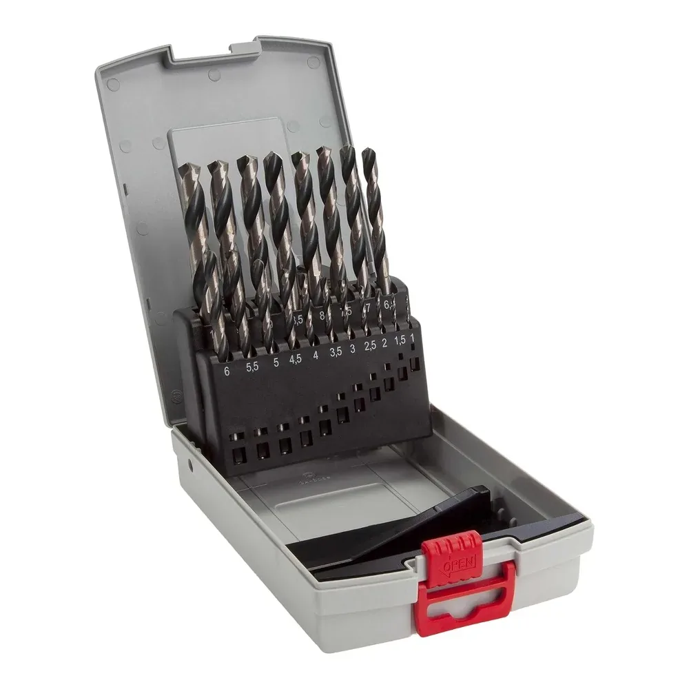 Bosch HSS PointTeQ svedri za kovino, 19 kosov, 1–10 mm