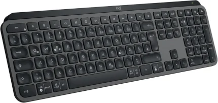 Logitech MX Keys S grafitna tipkovnica z nemško postavitvijo QWERTZ