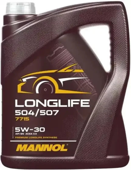 Kanister motornega olja MANNOL Longlife 7715 5W-30, 5 litrov