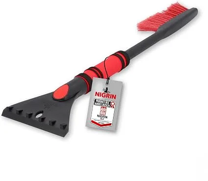 NIGRIN strgalo za led s krtačo za sneg, 60 cm, 6190