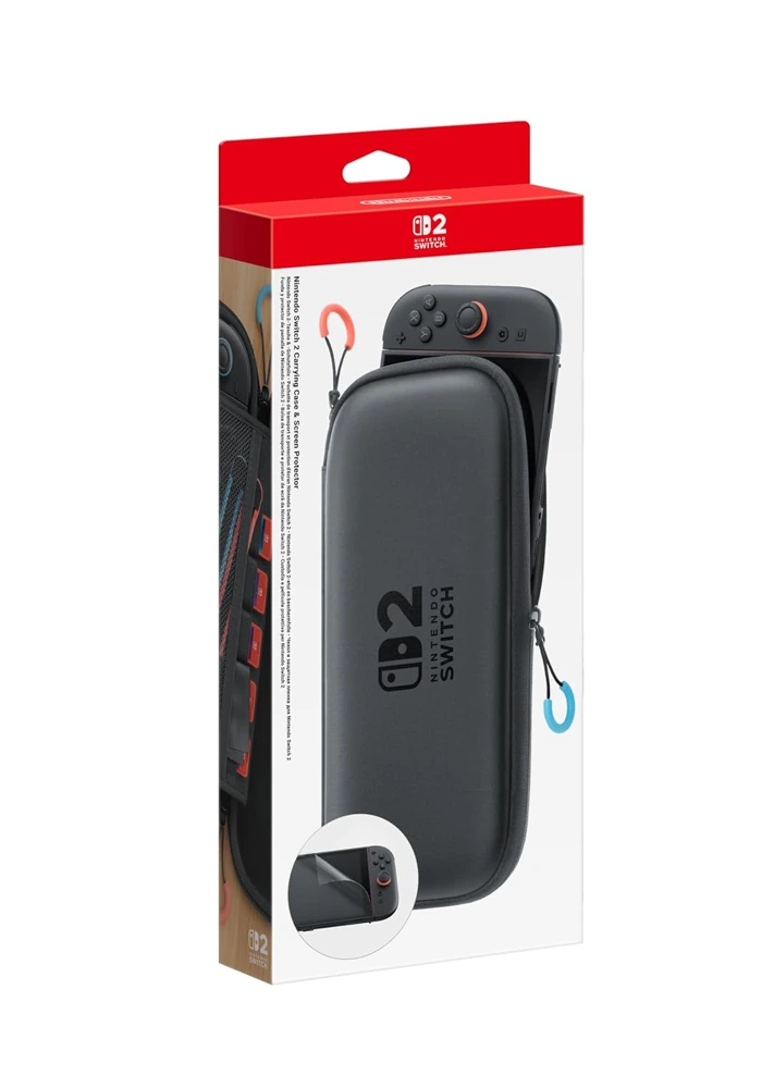 Torbica Nintendo Switch 2 z zaščitno folijo in čistilno krpico