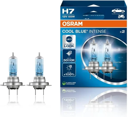 Komplet dveh žarnic OSRAM Cool Blue Intense H7 64210CBN-2HB