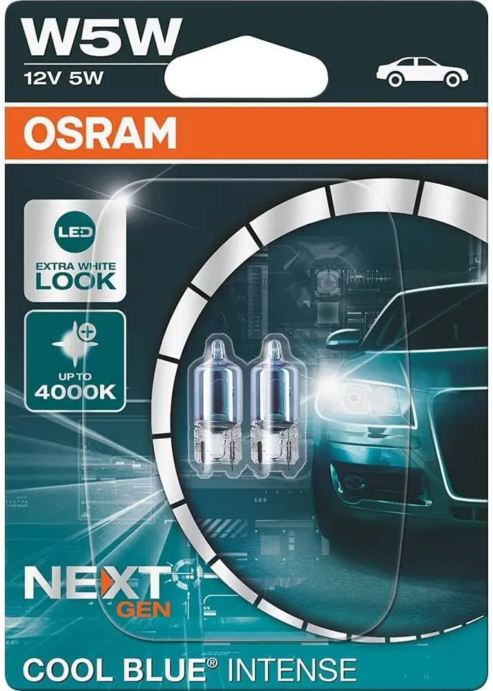OSRAM Cool Blue Intense W5W žarnici, 2 kosa