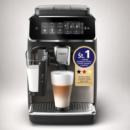 Philips LatteGo 3300 Series popolnoma avtomatski kavni aparat, krom, 6 specialitet