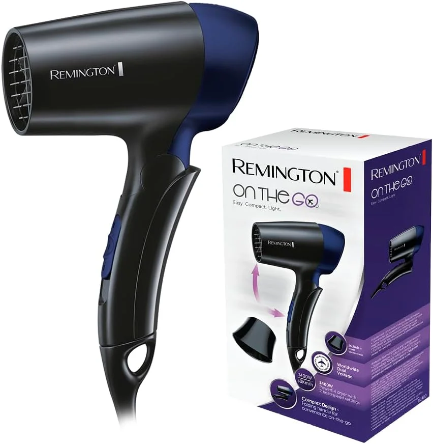 Remington potovalni sušilnik las On The Go D2400 z embalažo