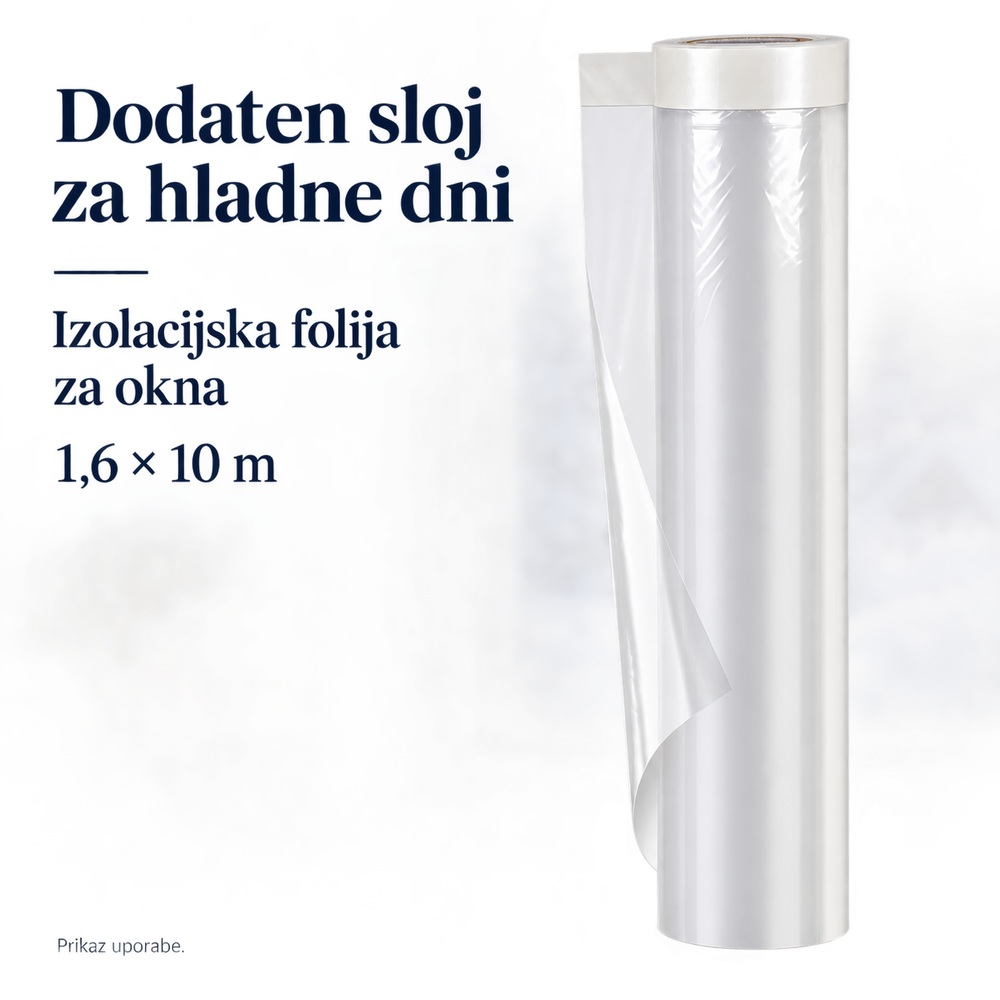 Yotache izolacijska folija za okna, 1,6 × 10 m