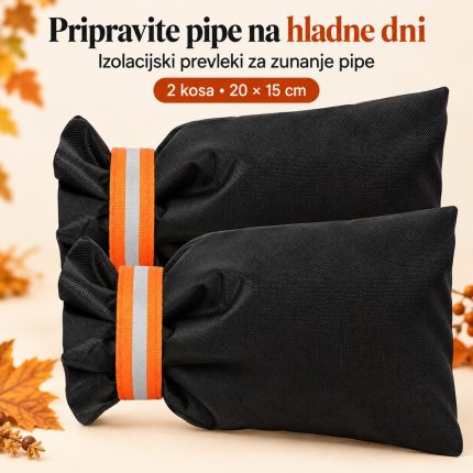 OFFCUP izolacijski prevleki za zunanje pipe, 20 × 15 cm – 2 kosa