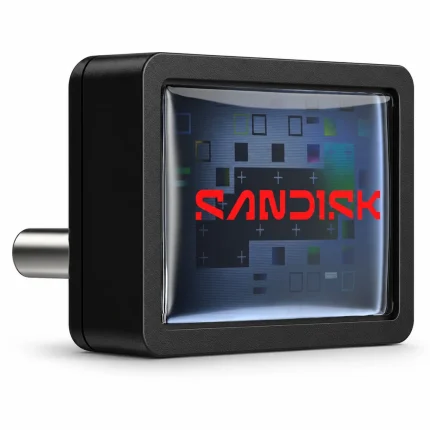 SanDisk Extreme Fit USB-C ključ, 256 GB, črn