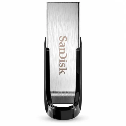SanDisk Ultra Flair USB ključ, 128 GB, srebrno-črn